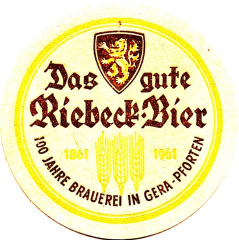 gera g-th riebeck riebeck rund 1a (215-das gute riebeck-schwarzgelb)